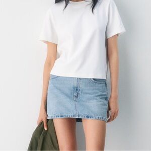 Denim Forum Light Blue Mini Skirt